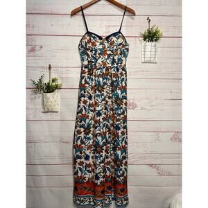 New B.O.G Collective White Floral Print Wide Leg Jumpsuit | Medium